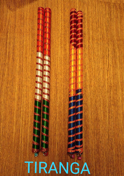 Dandiya Sticks Pairs for Garba Celebrations Wedding Favors 
