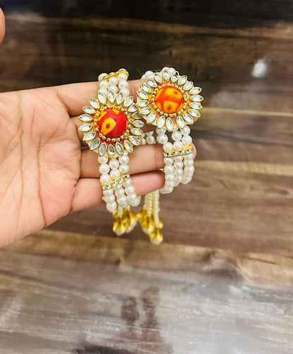 Bandhani Adjustable Bracelets & Ring Combo For Mehendi Sangeet Return Gifts