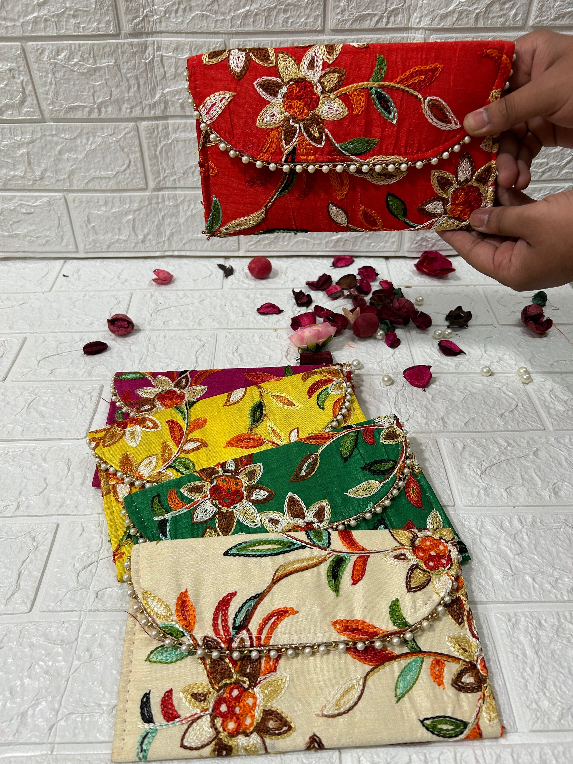 Wedding Favors, Return Gifts, Embroidered Clutches, Purse, Mehendi Sangeet Gifts For Guests