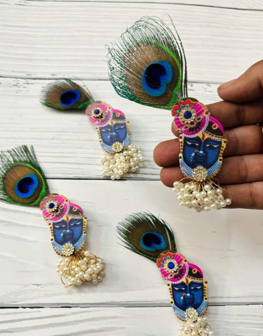 Shreenath Ji Welcome Brooch Wedding Favors Baraat Swagat Gifts Return Gifts For Guests.