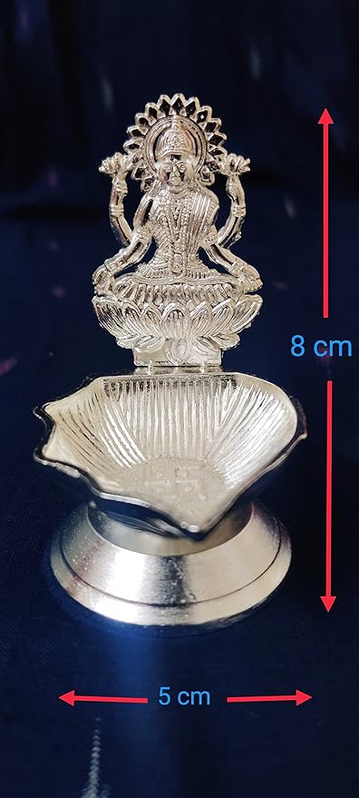 Lakshmi Diya for puja, Diwali and housewarming gifts. An auspicious return gift symbolizing prosperity, light and divine blessings.