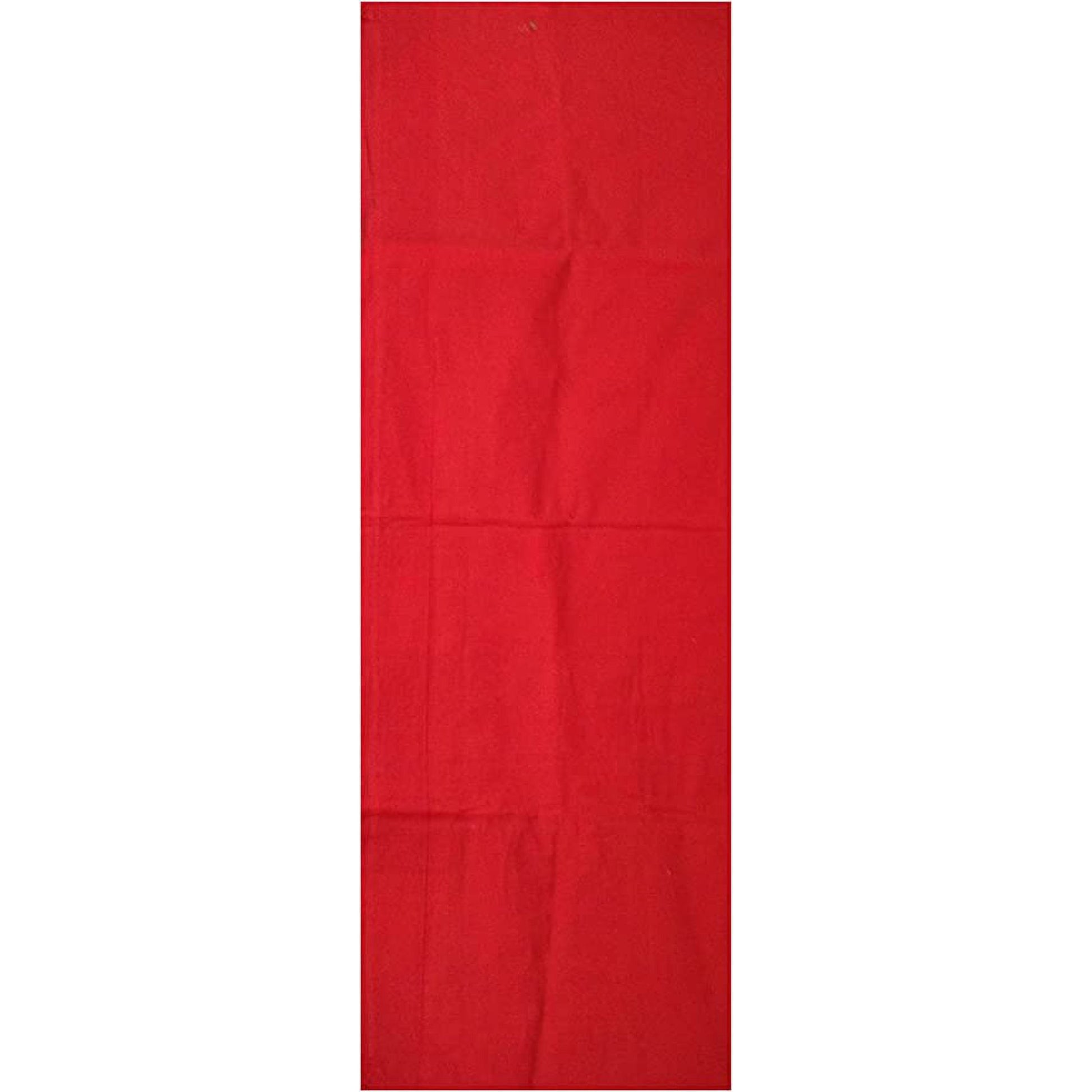 Red Embroidered Patchwork Tapestry Table runner