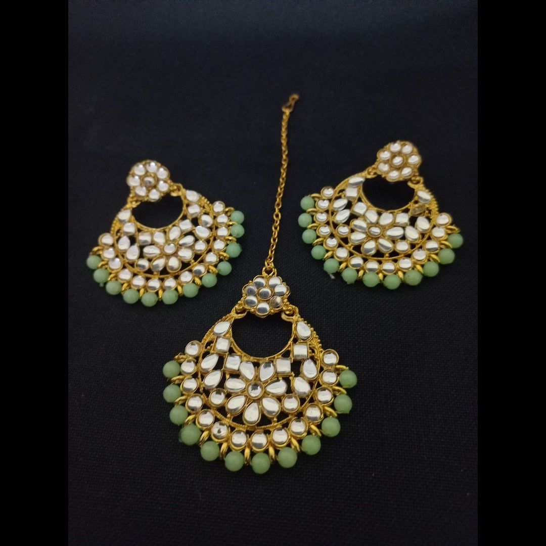 Tikka Earrings Set Mehndi Favors Wedding gifts Bridesmaid Gifts Mehendi Sangeet Gifts For Guests