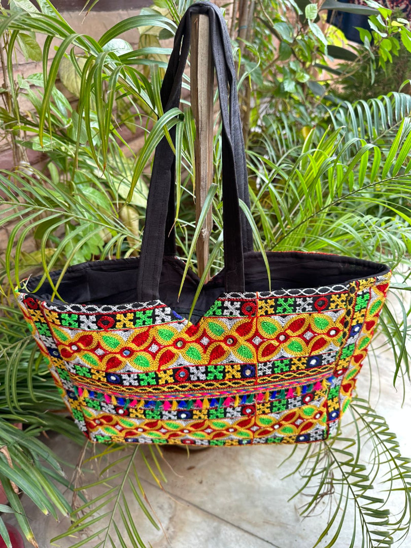 Banjara Vinatge Colorful Embroidered Shoulder Bag