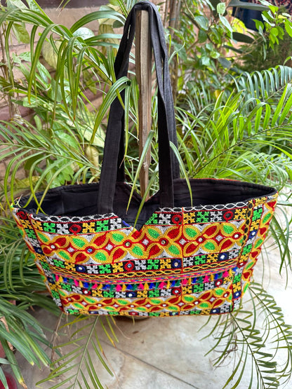 Banjara Vinatge Colorful Embroidered Shoulder Bag