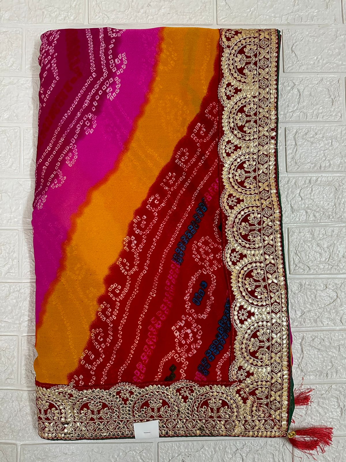 Bandhani Traditional Saree Party Wedding Wear Sarees