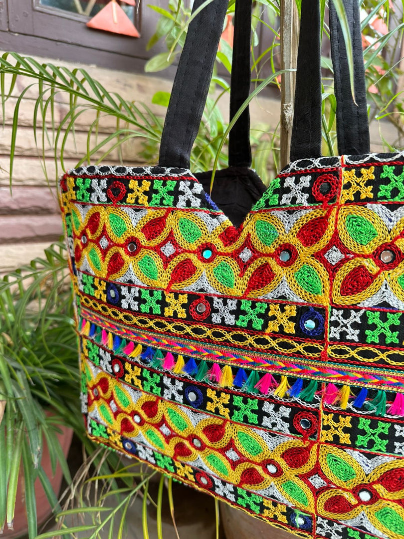 Banjara Vinatge Colorful Embroidered Shoulder Bag