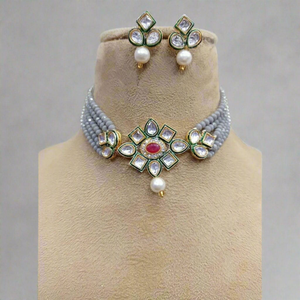 Choker Set With Earrings For Mehndi Favors Sangeet Gifts For Guests Bulk Return Gifts For Guests Wedding Giveaway Bridesmaid Gifts