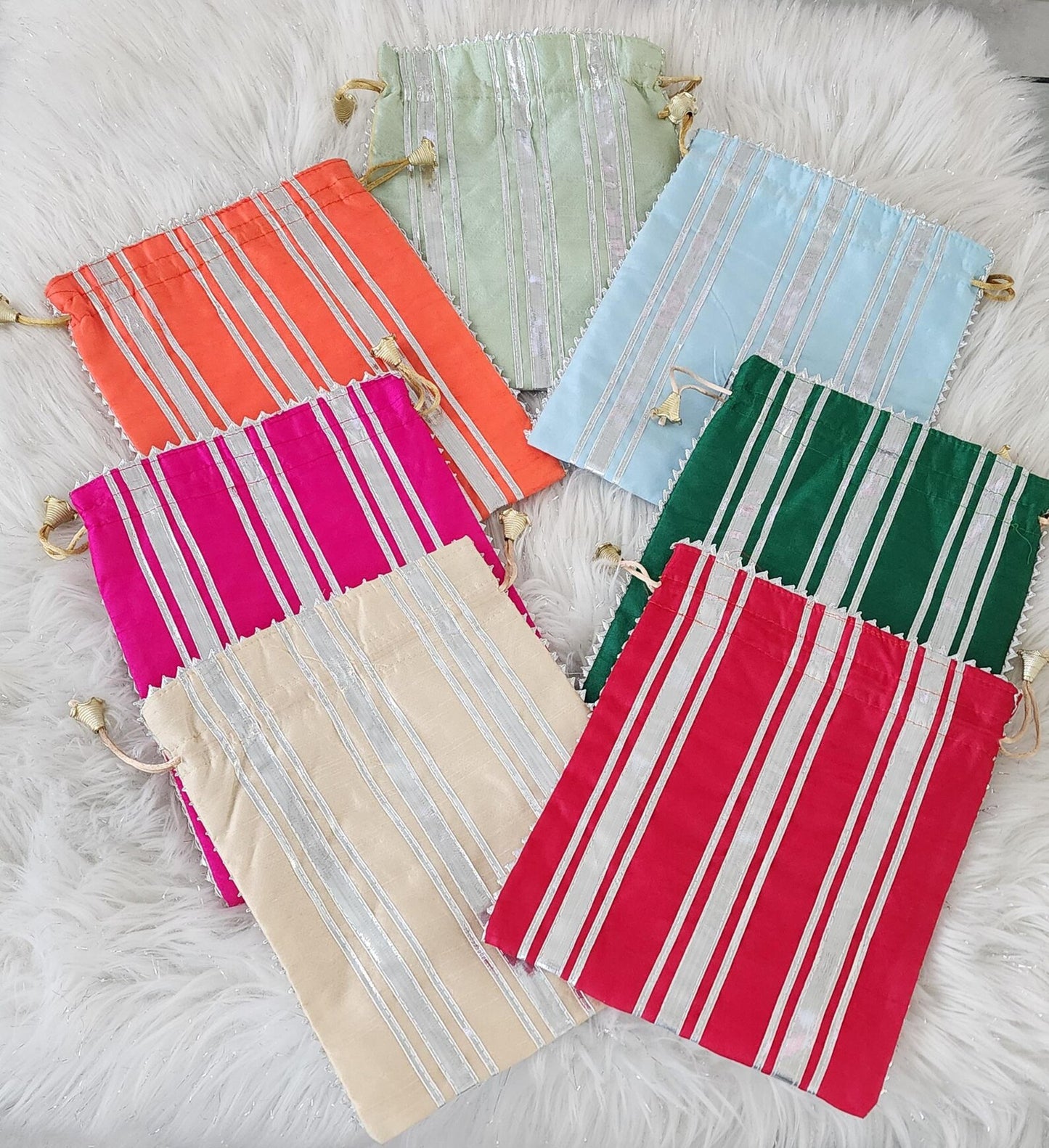 Gota Potli Bags For Gift Packings Party Favors