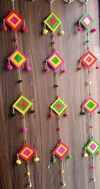 Kite Pom Pom Strings Mehndi Haldi Dholki Jagoo Decor