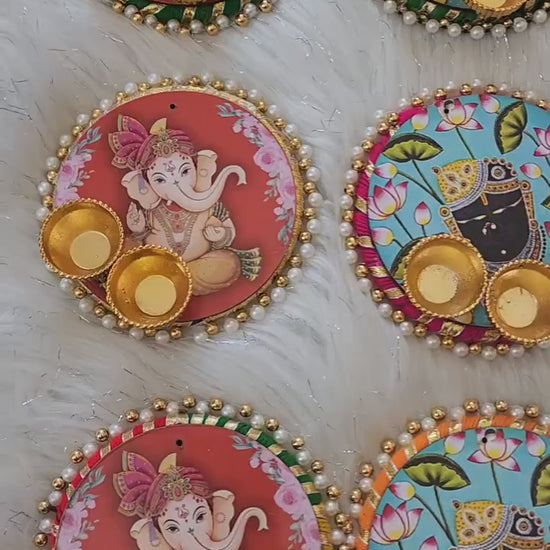 Haldi Kum Kum Platter For Puja Gifts
