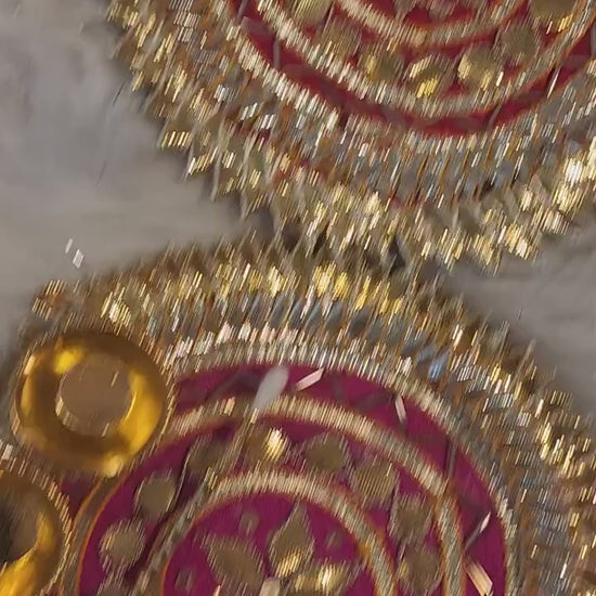 Gota Haldi Kumkum Platter Housewarming Favors