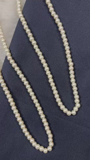 White Beads Unisex Mala Wedding Milni Haar