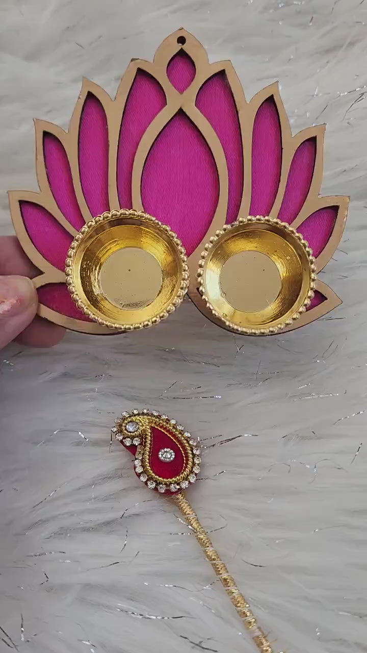 Kumkum Holder Lotus Shape Housewarming Gifts