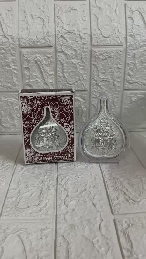 German Silver Ganesha Photo Frame For guests