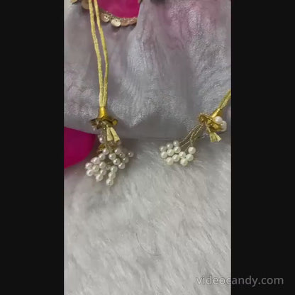 Organza Party Favor Potli Bags, Mehndi Wedding Gift Bags