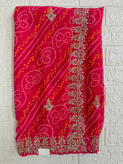 jaipri bandhani saree